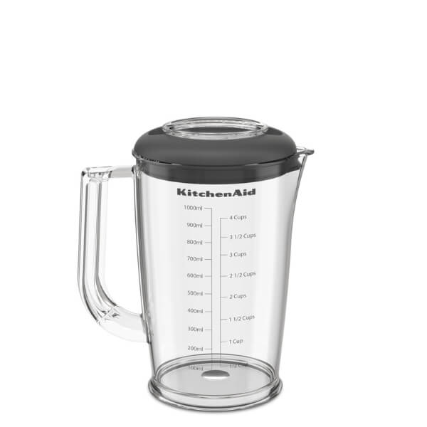 Posuda za miješanje zapremnine 1 l bez BPA s mjernim oznakama i poklopcem