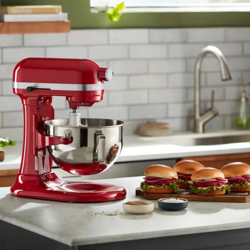 5ksm55sxxeer Heavy duty samostojeći mikser s podiznom zdjelom 5,2 l Empire red