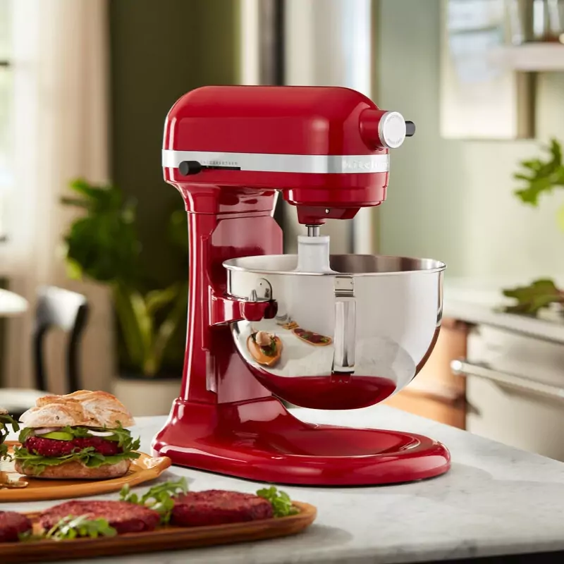 5ksm55sxxeer Heavy duty samostojeći mikser s podiznom zdjelom 5,2 l Empire red
